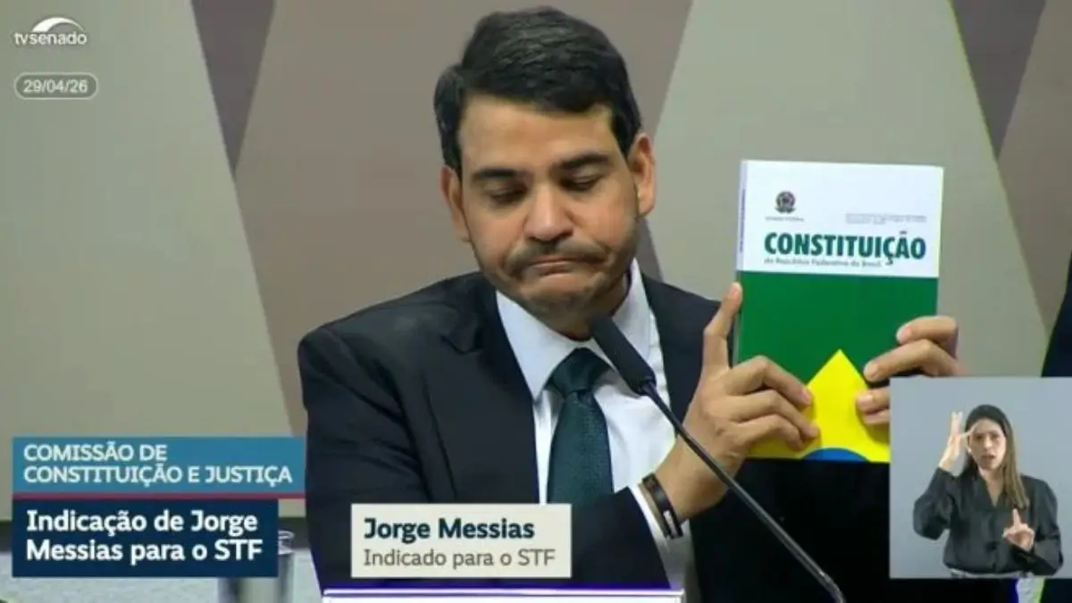 Jorge Messias em imagem institucional durante processo de indicação ao STF