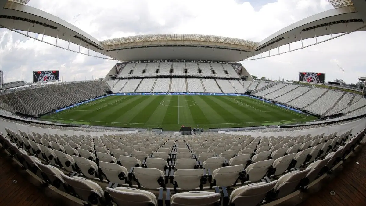 Neo Química Arena antes de Corinthians x São Paulo pelo Brasileirão