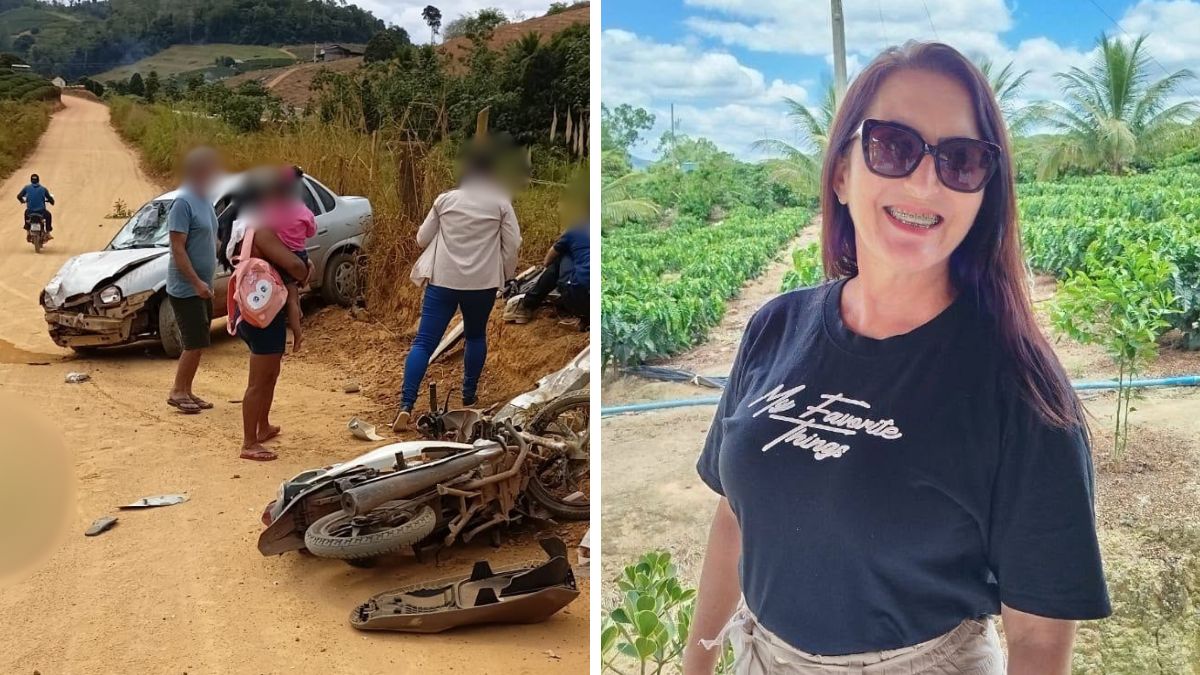 Mulher morta em acidente de moto em Vila Valério era agente de saúde e levava neto na garupa